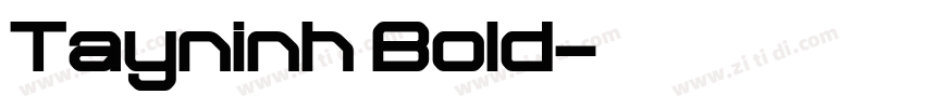 Tayninh Bold字体转换